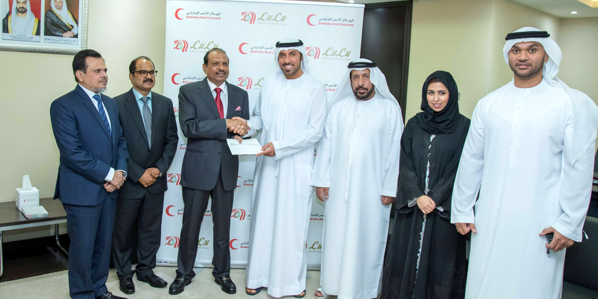 Lulu Group to donate AED10 million to support Emirates Red Crescent programmes over 10 years