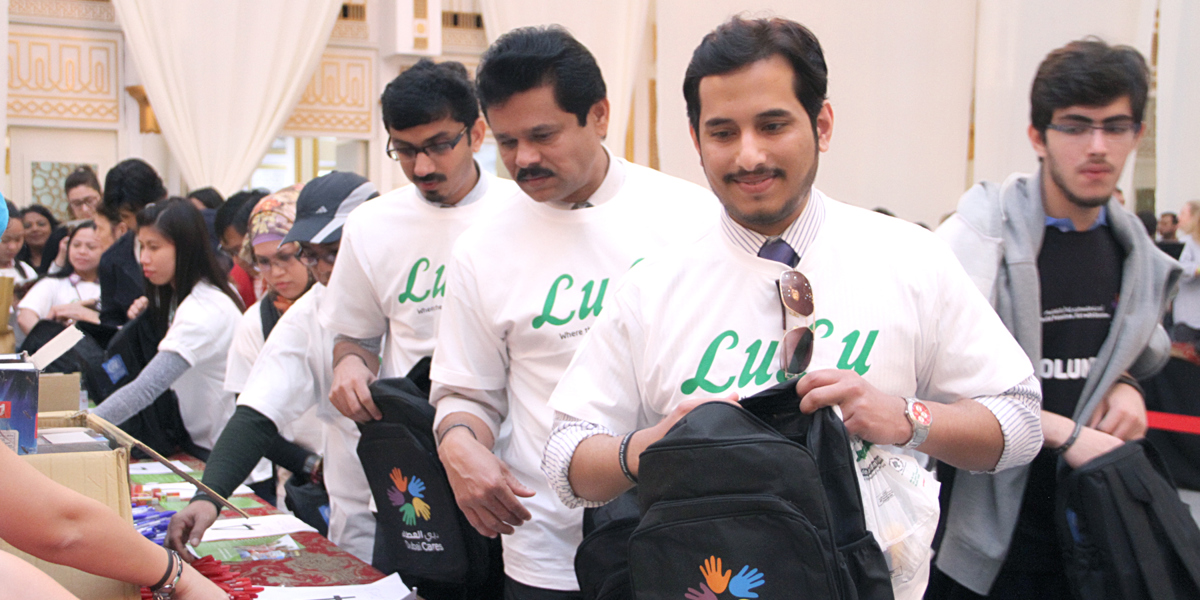 Lulu contributes to 'Rebuild Palestine: Start with Education' by Dubai Cares
