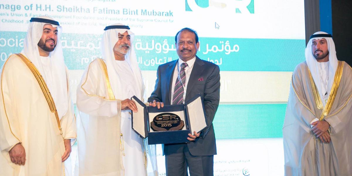 Lulu Hypermarket felicitated at the 3rd GCC - CSR Conference