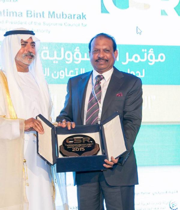 Lulu Hypermarket felicitated at the 3rd GCC - CSR Conference