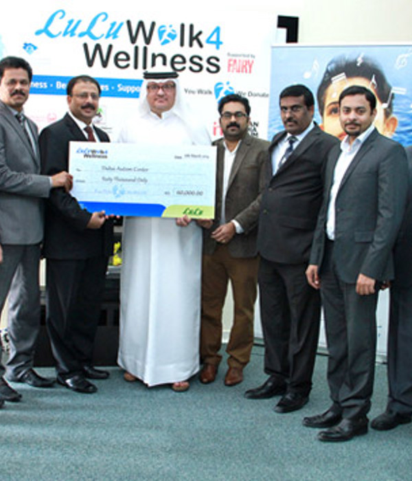 Lulu Group hands over 'Lulu Walk 4 Wellness' donation to Dubai Autism Center