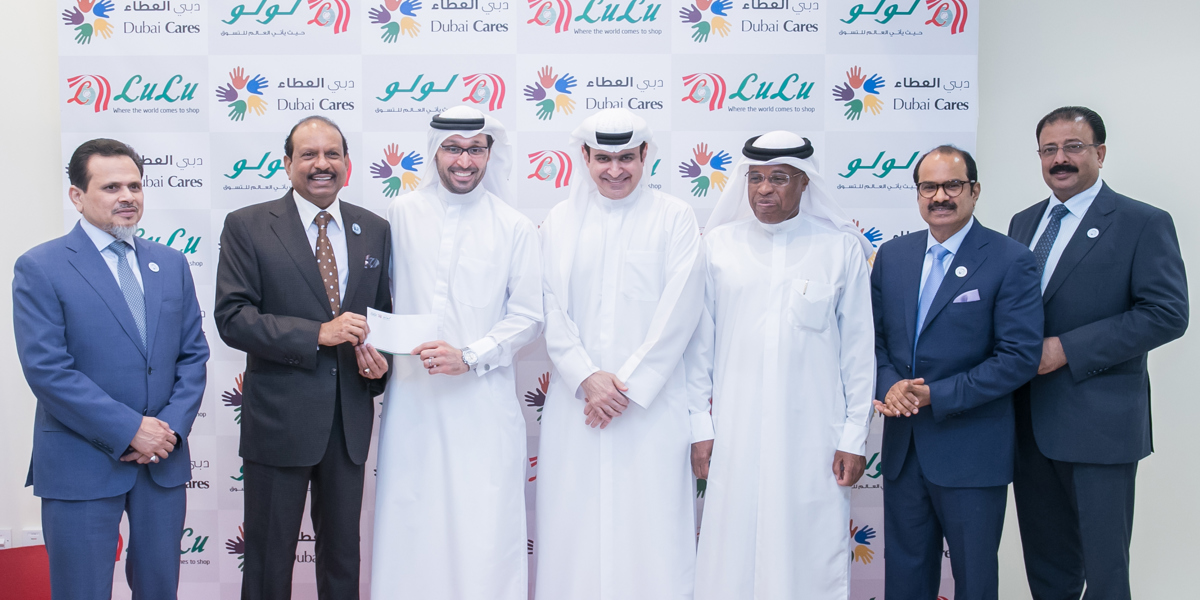 Dubai Cares receives AED1 million donation from Lulu Group International