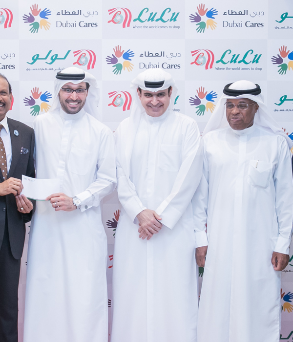 Dubai Cares receives AED1 million donation from Lulu Group International