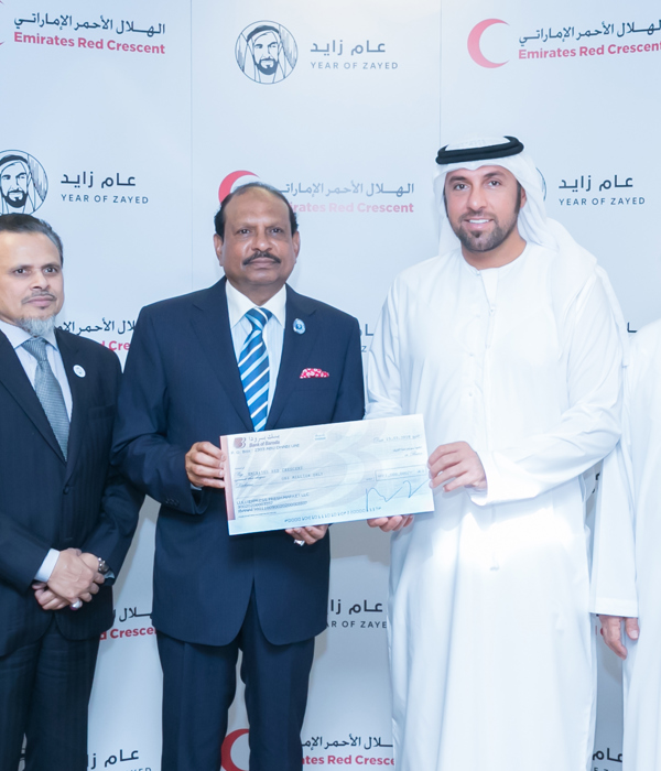 ERC receives AED1 million donation from Lulu Group International