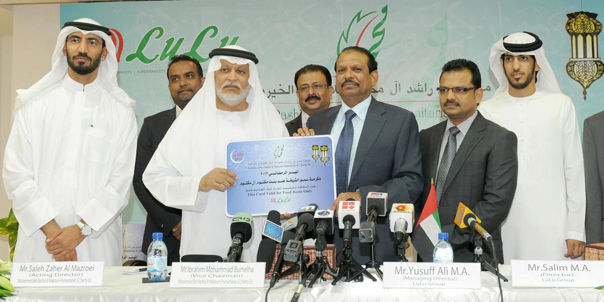 Lulu Group to donate shopping cards