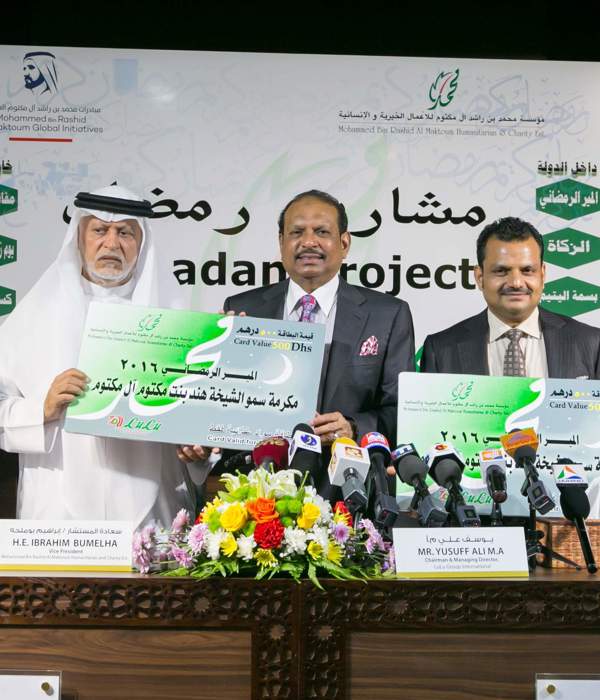 Lulu Group joins Ramadan charity drive with Mohammed Bin Rashid Al Maktoum Charity & Humanitarian Foundation
