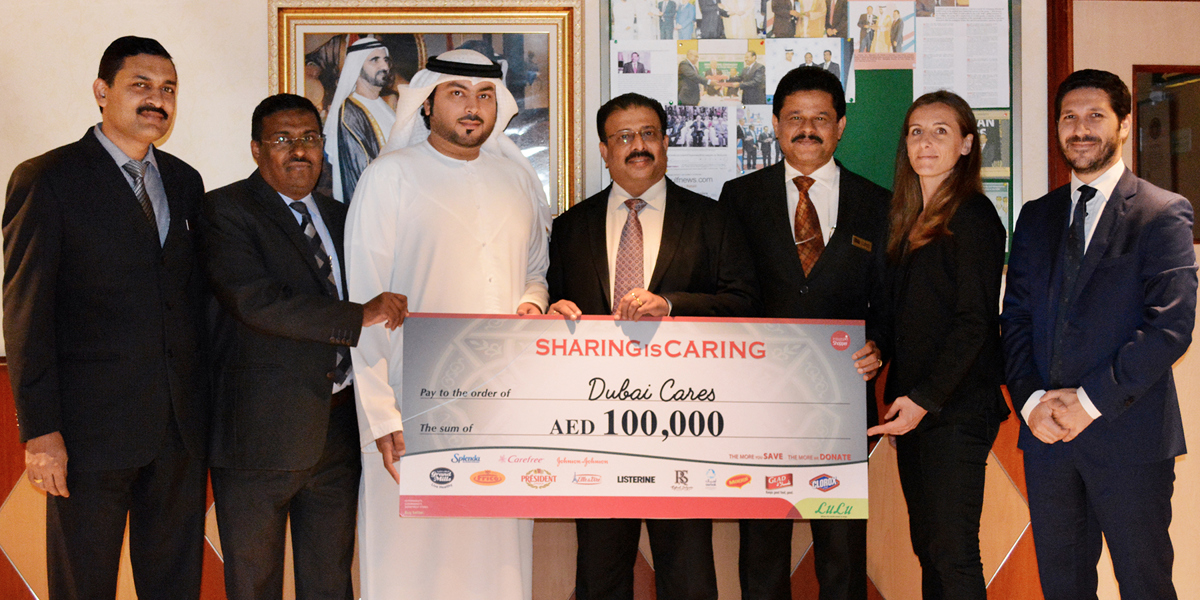 Lulu Group donates AED 100,000 to Dubai Cares