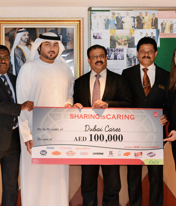 Lulu Group donates AED 100,000 to Dubai Cares